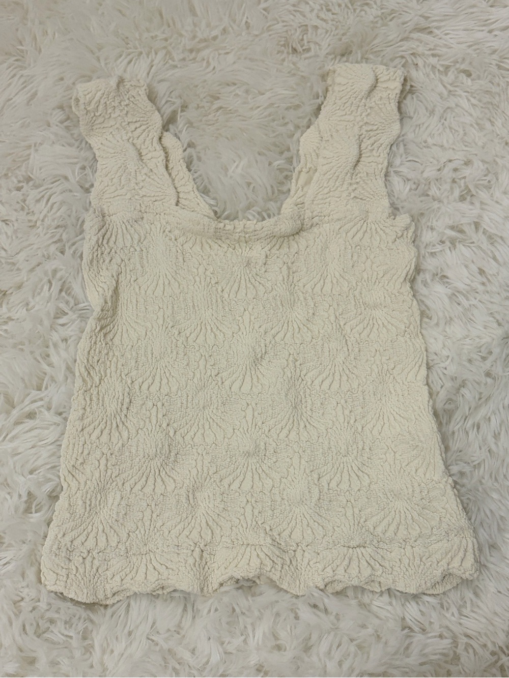 Free People Cream LOVE LETTER CAMI!